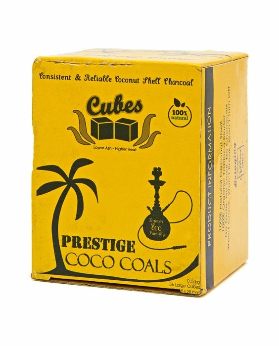 Prestige CocoCoals Natural Coconut Hookah Charcoals - TexasHookah.com