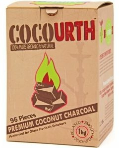 Cocourth Organic Coconut Hookah Charcoals Flats