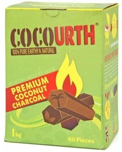 Cocourth Organic Coconut Hookah Charcoals Hexagonal