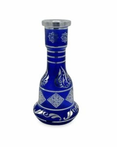 Egyptian Glass Hookah Base - Blue