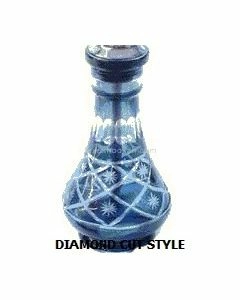 Diamond Cut Hookah Glass Base