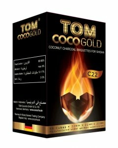 Tom Coco Gold C22 Hookah Charcoals
