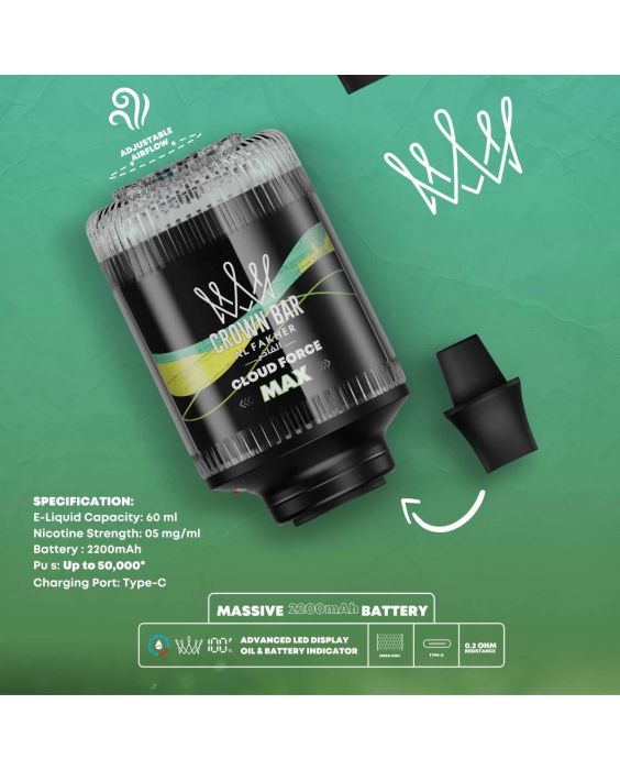 al kafir vape Al Fakher 12000 Puffs Hookah Disposable Vape 20mg Box of 10 main image 0
