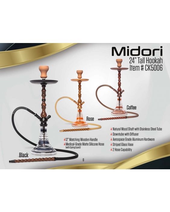 Amira Midori Hookah - TexasHookah.com