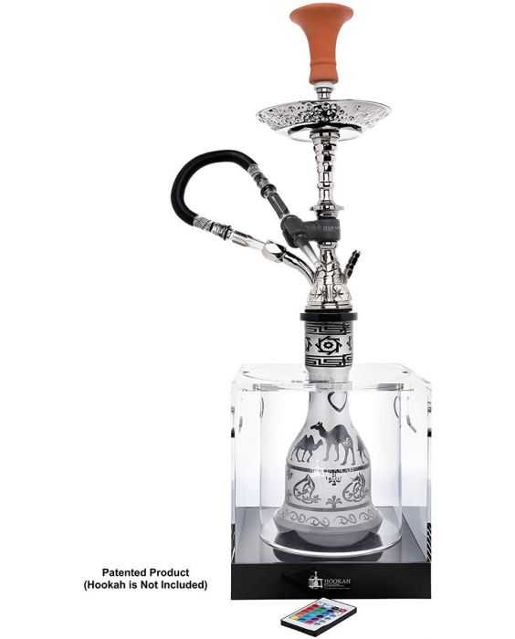 LED Mini Box Hookah Stand - TexasHookah.com