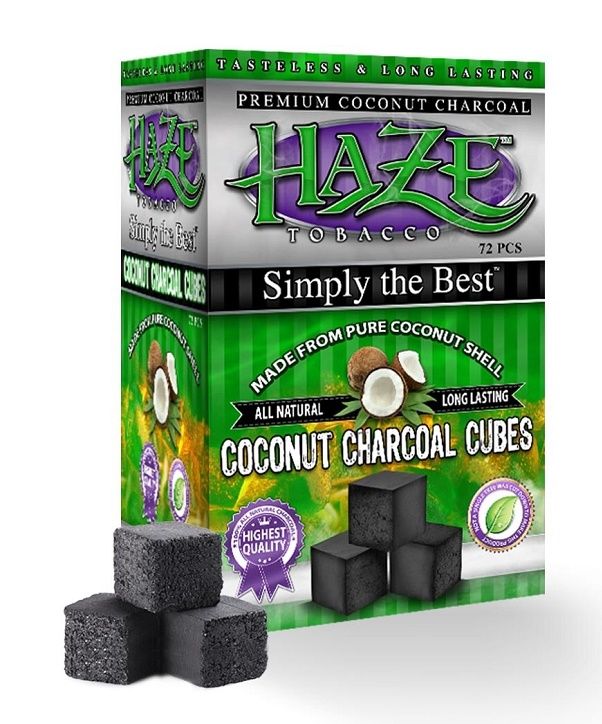Haze Natural Coconut Hookah Charcoals