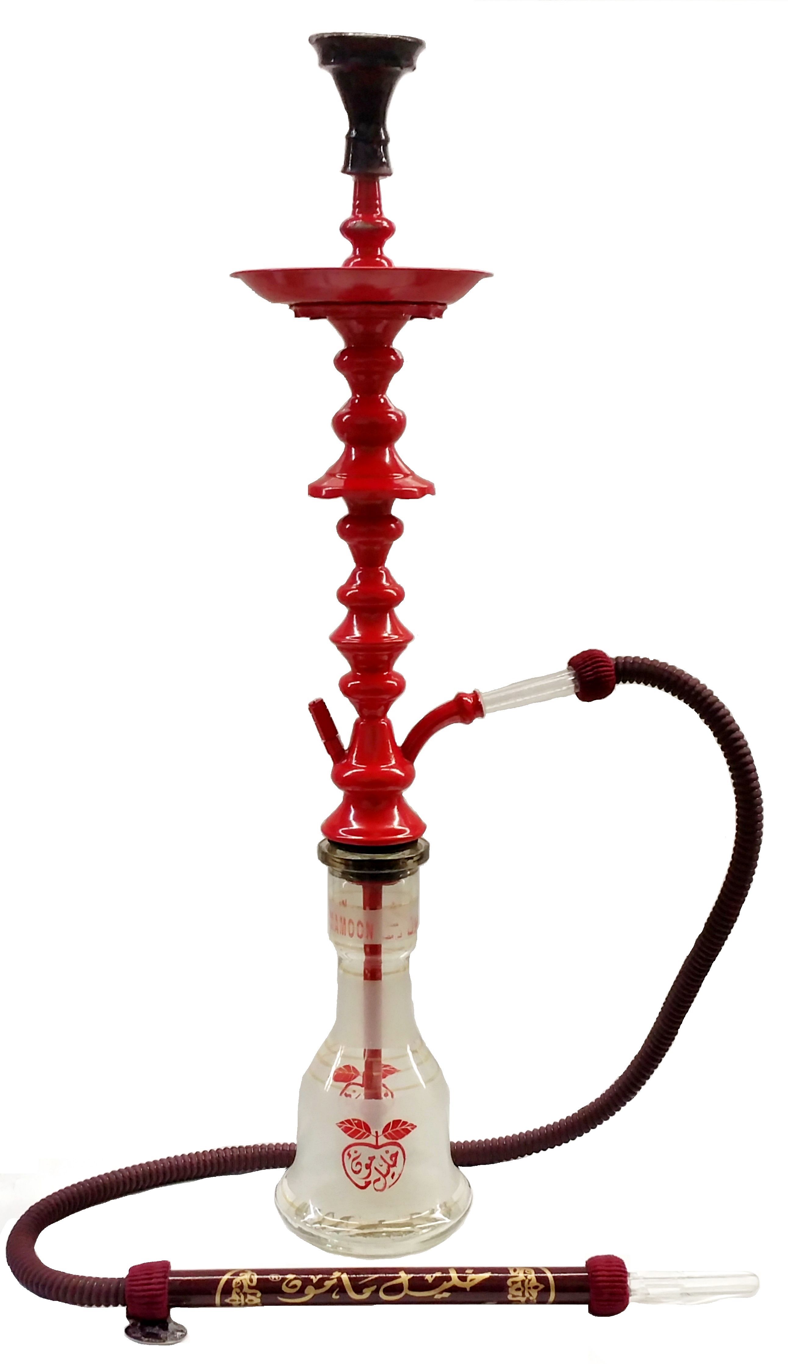SHISHAMO•*¨*•.¸♬︎ 36in 1 Hose Khalil Mamoon Red Shareef Hookah - TexasHookah.com