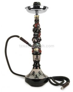 Skull Hookah with Case Black