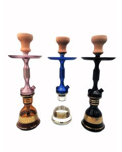 Zahrah Genie Mini Hookah Black